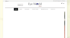 Desktop Screenshot of eyeworldoptics.com